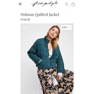 Free People Dolman Quilted Jacket